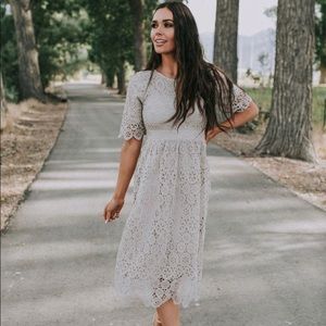 Elena Lace Dress from One Loved Babe
